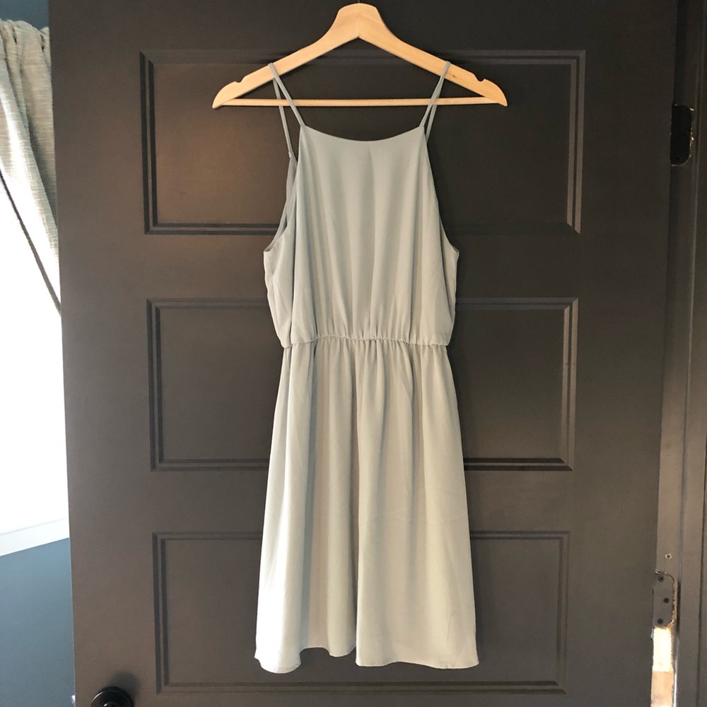 Lush Tie-Back Skater Dress